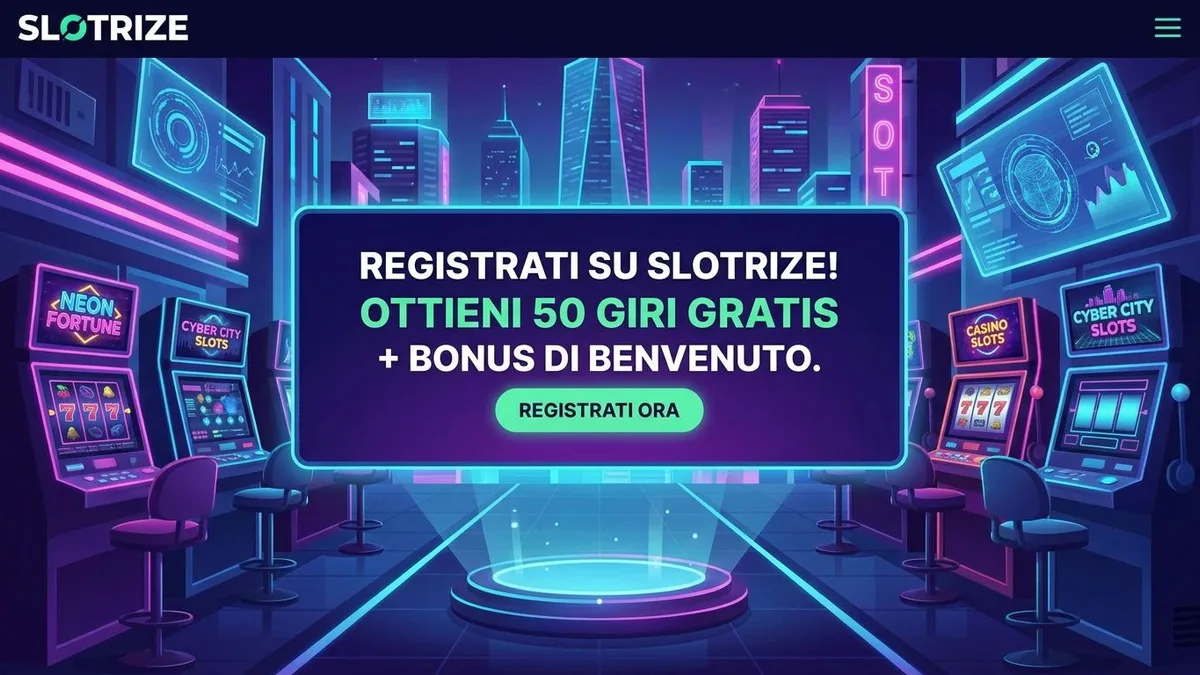 Registrazione con bonus